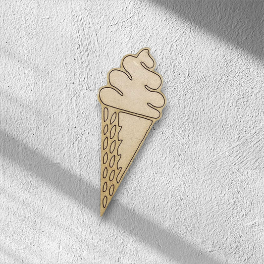 3mm Premium Laser-Cut MDF Whippy cone for Crafts & DIY Projects – Unpainted & Ready for Customization