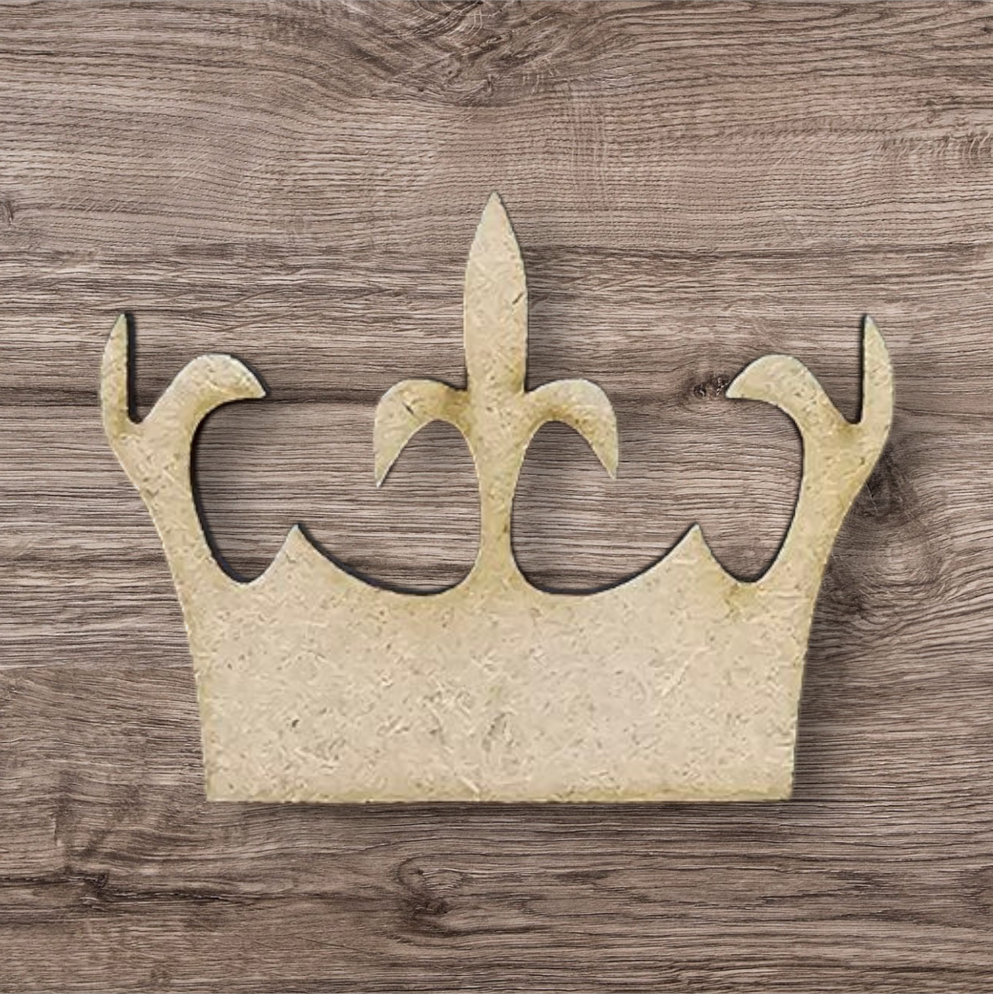 3mm Premium Laser-Cut MDF Earl Crown Shape for Crafts & DIY Projects – Unpainted & Ready for Customization