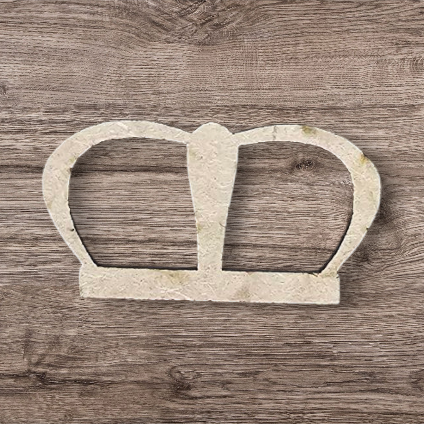 3mm Premium Laser-Cut MDF Prince Crown Shape for Crafts & DIY Projects – Unpainted & Ready for Customization