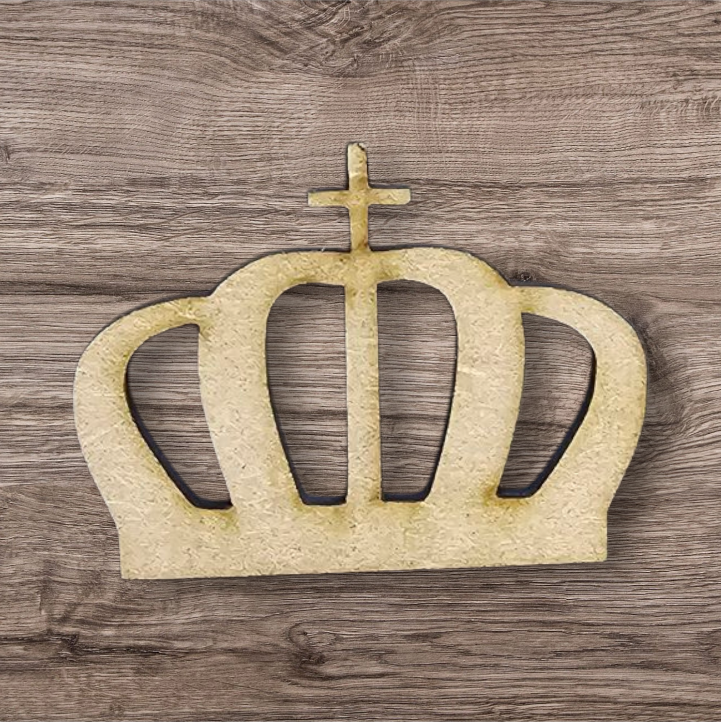 3mm Premium Laser-Cut MDF Queen Crown Shape for Crafts & DIY Projects – Unpainted & Ready for Customization