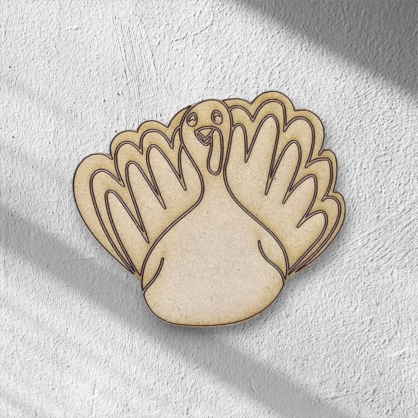 3mm Premium Laser-Cut MDF Gosling Shape for Crafts & DIY Projects – Unpainted & Ready for Customization