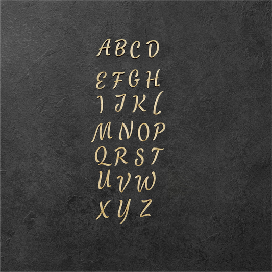 3mm Premium Laser-Cut MDF Courgette Font Letters for Crafts & DIY Projects – Unpainted & Ready for Customization