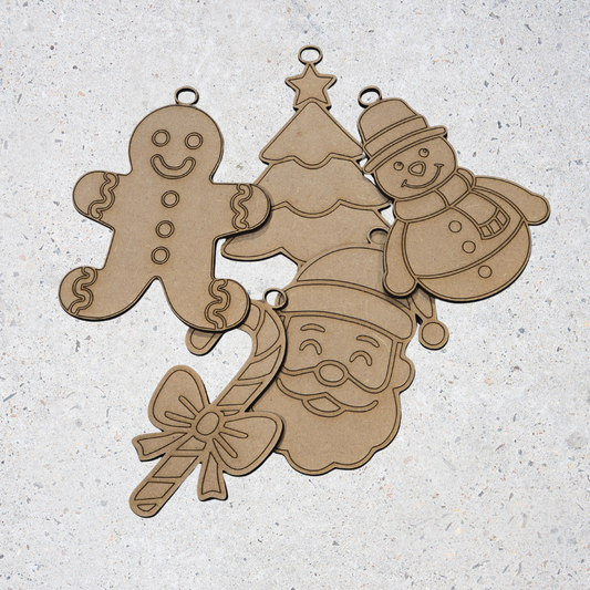 Christmas MDF Shapes Collection