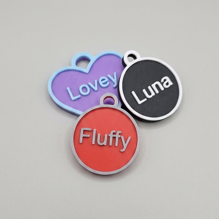 Custom RFID Cat Tag Compatible with SureFlap & SureFeed | Personalised Name Pet ID Tag