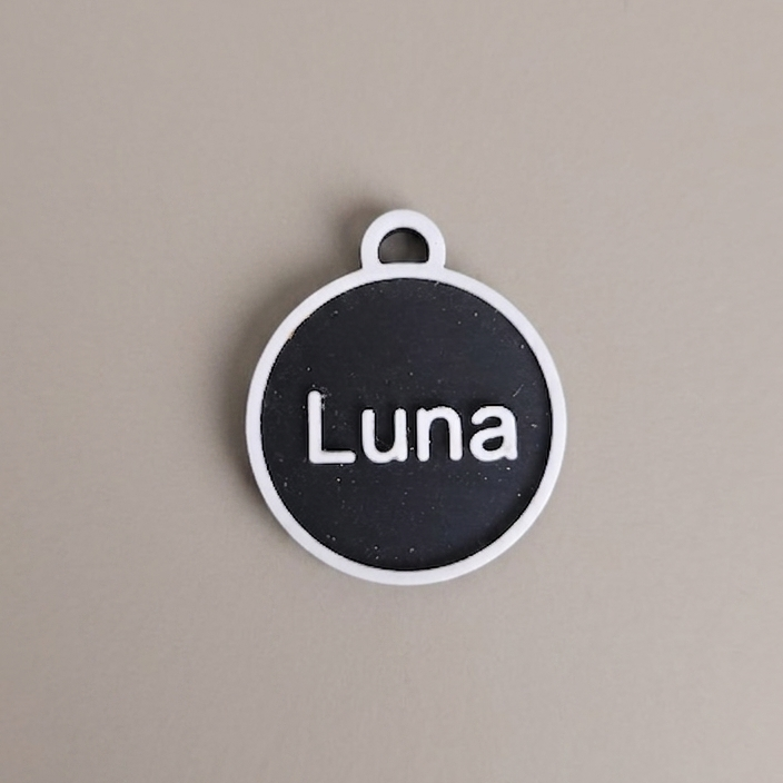 Custom RFID Cat Tag Compatible with SureFlap & SureFeed | Personalised Name Pet ID Tag